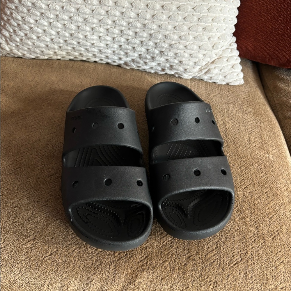 CROCS Black Slide Sandals